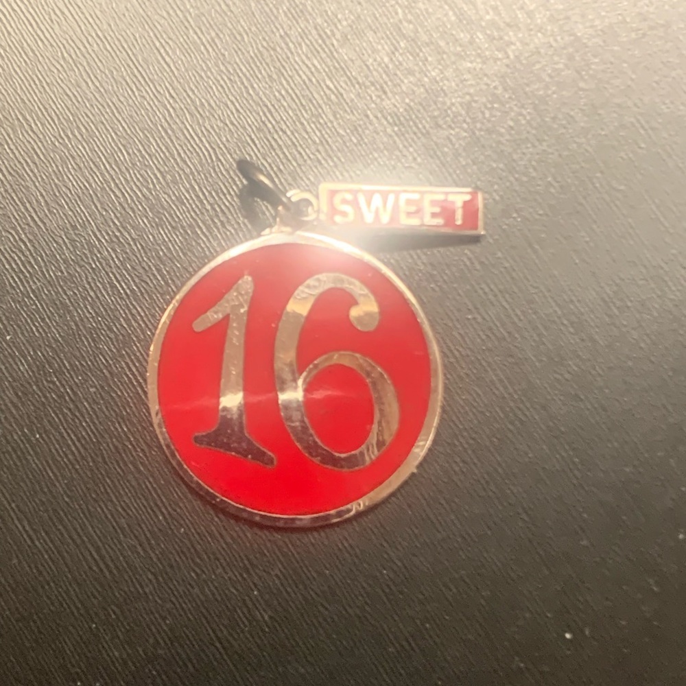 Sterling Silver Sweet 16 Charm